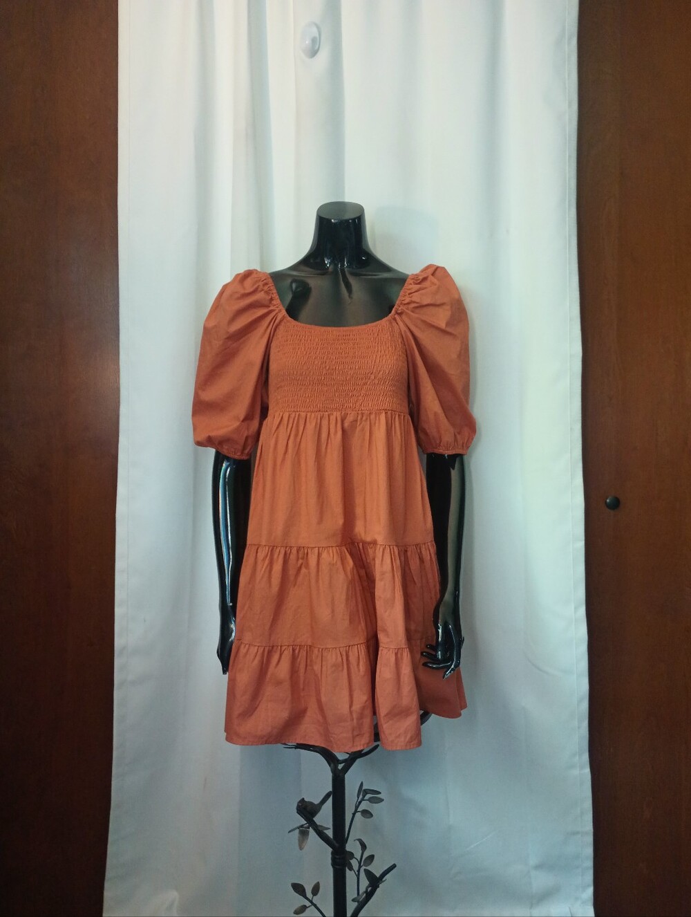 Altard State Womens Milkmaid Peasant Dress Medium Smock Tiered Cottage Coquette